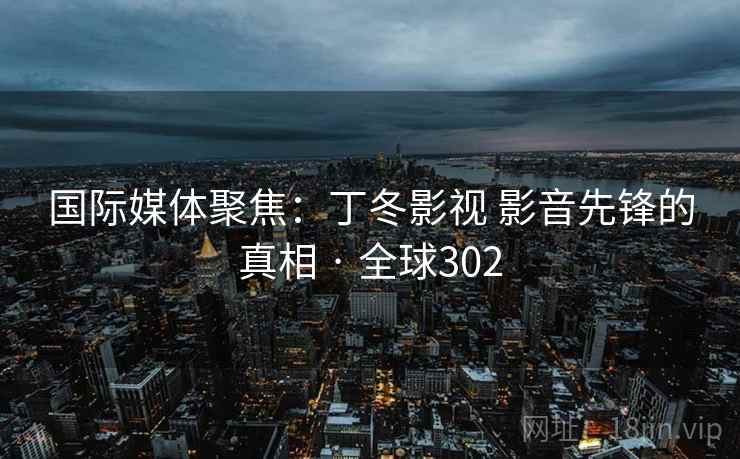 国际媒体聚焦：丁冬影视 影音先锋的真相 · 全球302  第2张