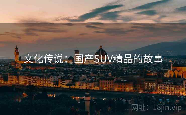 文化传说：国产SUV精品的故事  第2张