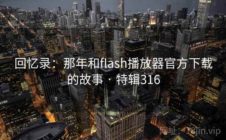 回忆录：那年和flash播放器官方下载的故事 · 特辑316  第1张
